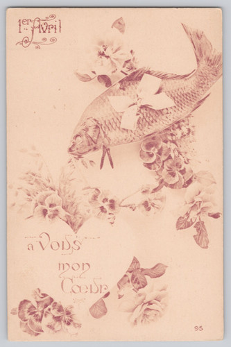 French poisson avril - poisson, d’avril
