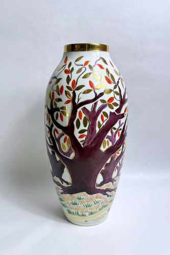 Limoges grand vase - vase, en