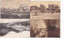 Lot de 4 cartes postales