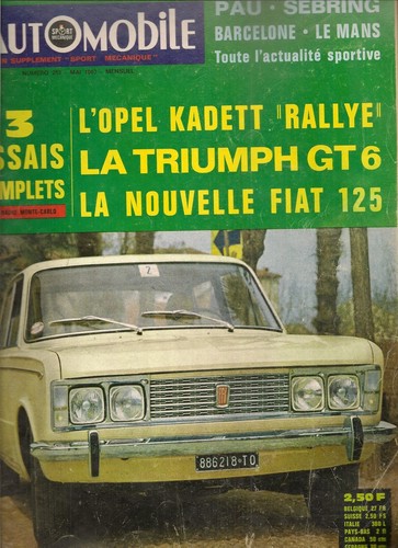 Automobile 253 1967 opel - l'automobile,