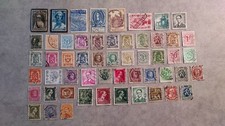 54 timbres Belgique et Congo