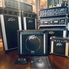 1994 Peavey Bandit 112 Teal Stripe Scorpion Equipped