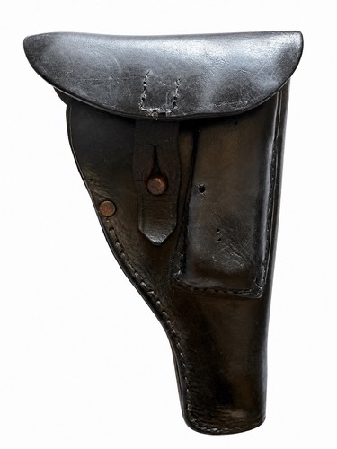 Etui cuir noir - p38, 7.65