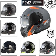 VIPER PJ F242 casque modulable 180 casque de protection moto dinversion ECE Gold