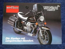 Moto Guzzi V1000 California II 850 T3 California V1000 G5 Brochure