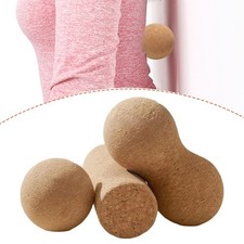 Lot de 3 rouleaux de massage en liège pour le  et la gym