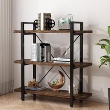3 TIER BOOKSHELF MODERN RUSTIC