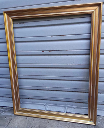 Beau cadre contemporain - , doré
