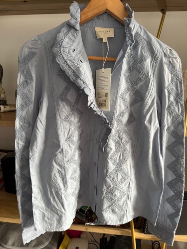 Chemise chlo bleu vintage - chemise,