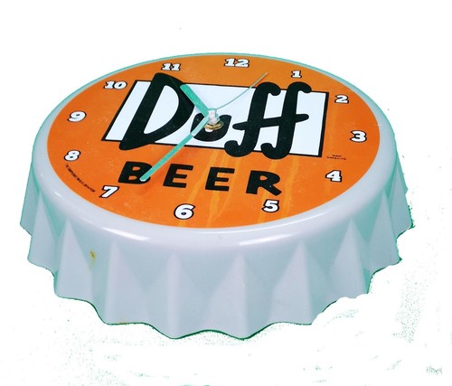 Montre murale duff beer - montre,