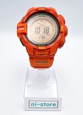 CASIO PROTREK PRO TREK PRG-270 Solar Quartz Orange Red Watch JP Rare - Rank B+