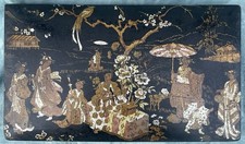 Boite Coffret 19è XIXè 20èm XXèm Bois laqué Décor polychrome Japon Napoleon III