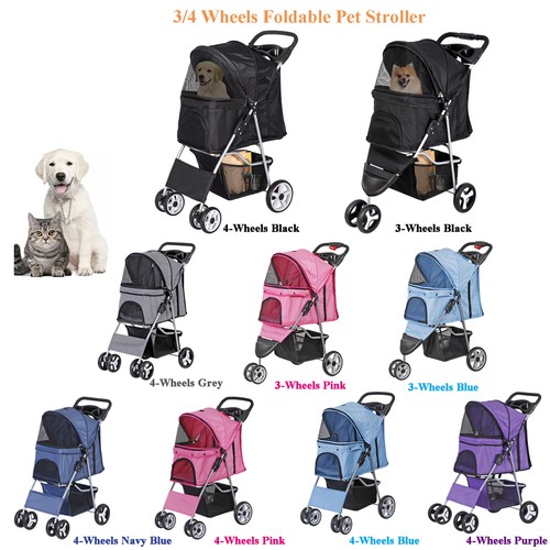 Dog stroller wheels - stroller, 3/4-wheels
