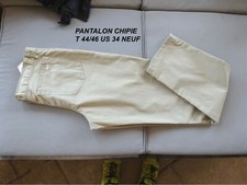  PANTALON JEANS BEIGE  DE