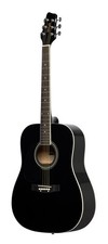 Dreadnought Guitare Acoustique Avec Revêtement De Tilleul, Modèle de Gaucher