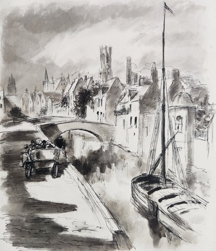 Berthold mahn dessin original - berthold-mahn,