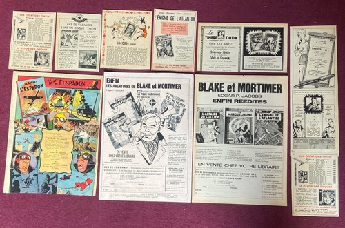 Blake mortimer publicités - mortimer,