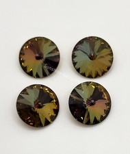 4pc Swarovski Crystal Tabac