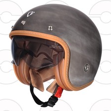 Casque de moto jet vintage