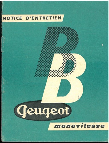 Original notice entretien - original, d'entretien