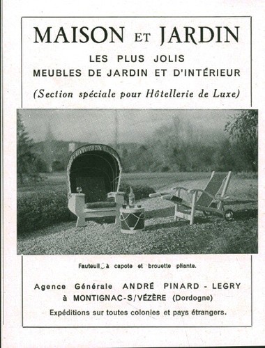 Publicité ancienne meubles - , de