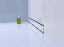 Caniveau de douche en acier