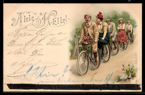 Lithographie garçons - , et
