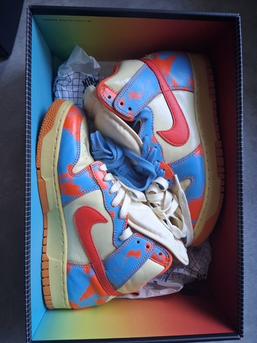 Nike dunk high bleu orange - dunk,