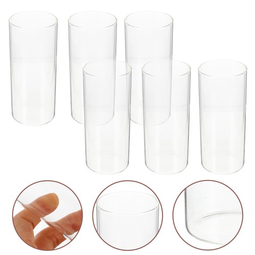 Pcs cylindres verre - 6,