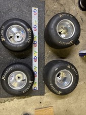 Set Of 4 Metric Pattern 17mm DSM 5”Go Kart Racing Wheels Barstool Wagon