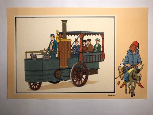 Herge tintin chromo voir - chromo,