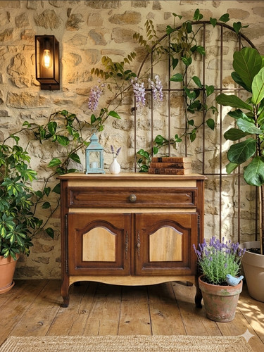 Buffet bas rangement ancien - rangement,