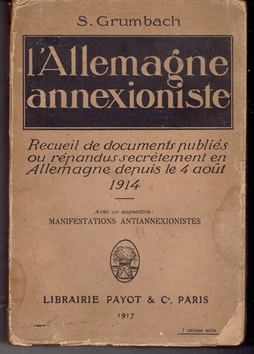 Allemagne annexioniste - l'allemagne,