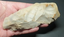 Herminette silex taillé