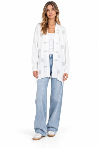 Veste femme sarah pacini blanc - veste,