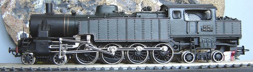 Locomotive vapeur 242 - locomotive, at