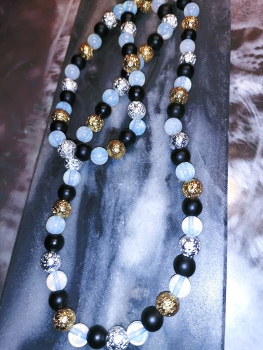 Collier pierres semi - collier,