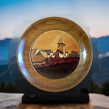 Assiette décorative en