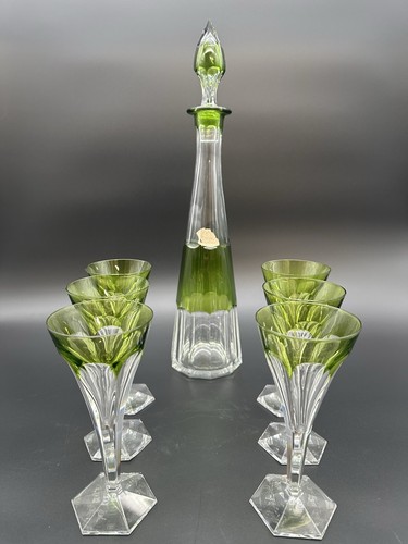 Carafe verres en cristal - carafe, 6