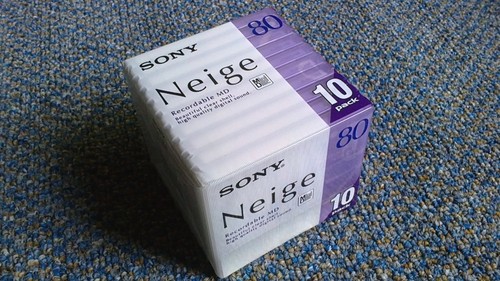 Minidisc sony neige série - 10,