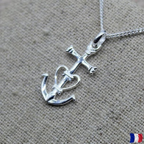 Pendentif croix camargue - de,