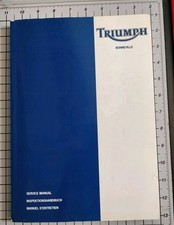 TRIUMPH BONNEVILLE motorcycle Service Manual  - T3850907 - 2000