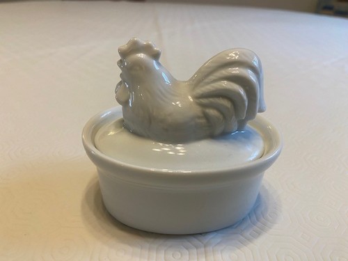 Beurrier porcelaine avec - porcelaine,