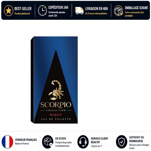 Scorpio eau toilette night - scorpio, de