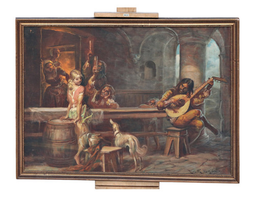 Mattia traverso huile sur la - traverso,
