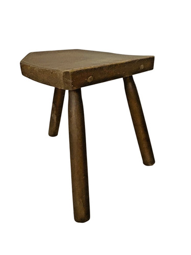 Ancien tabouret traite - ancien,