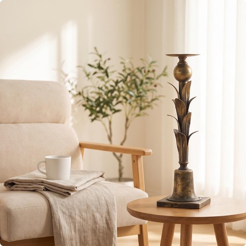 Bougeoir pilier style antique