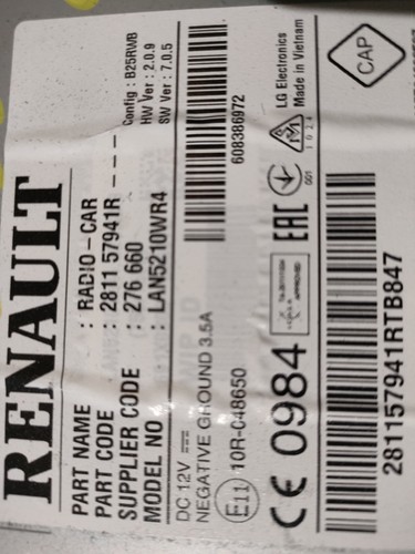 Autoradio renault clio - renault, iv