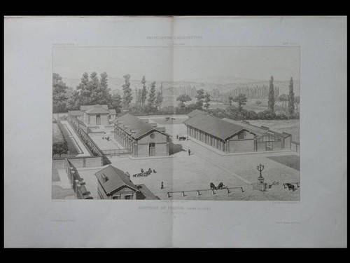 Abattoir pontoise 1883 - abattoir, de