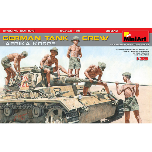 German tank crew afrika - german,